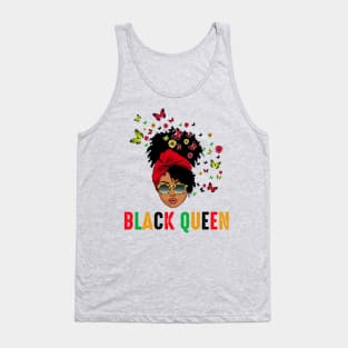 Black Queen, Melanin Queen, Black Girl Magic Tank Top